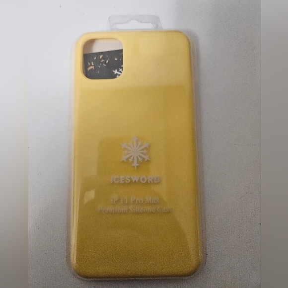 icesword Other - Yellow Silicone Icesword Case for iPhone 11 Pro Max!